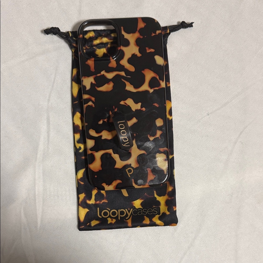 iPhone 15 plus LoopyCases Tortoise Shell Phone Case